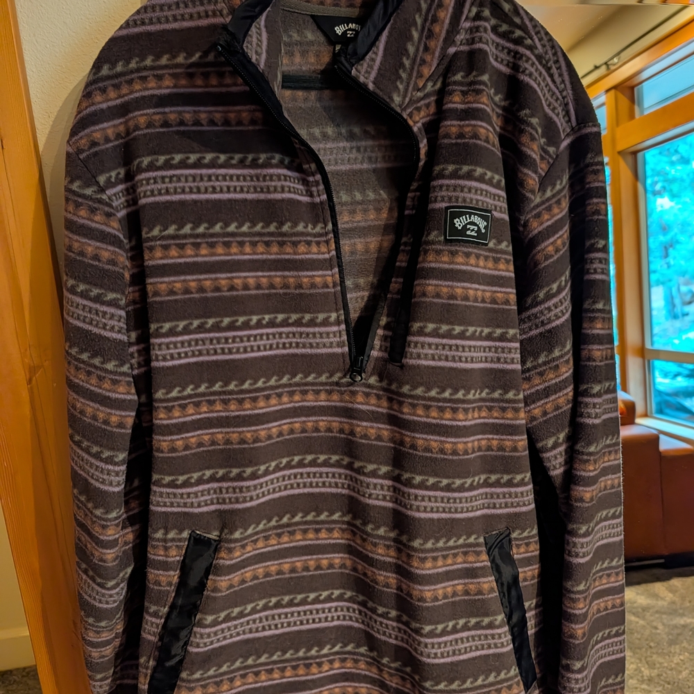 Billabong Striped Pullover Jacket - image 1